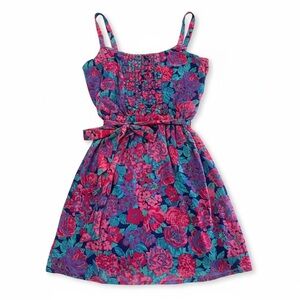 GAP Women’s Floral Dress in Pink and Blue